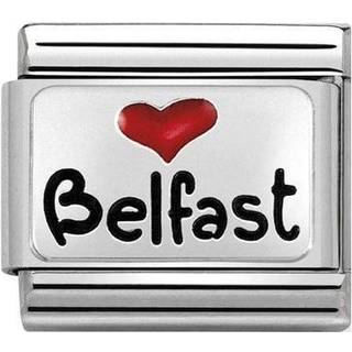 Nomination Heart Belfast Charm - Red