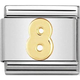 Nomination Classic - Composable Classic - Zahl 8 - 030102/08 - silber