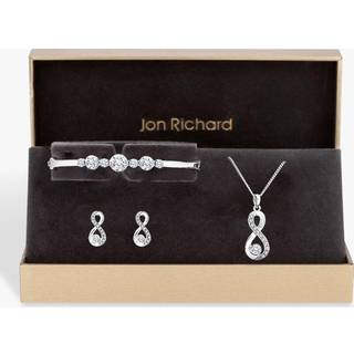 Jon Richard Jon Richard Silver Tone Crystal Infinity Jewellery Set in a Gift Box
