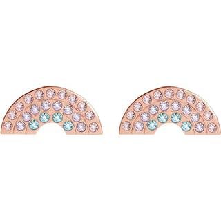 Olivia Burton Rose Gold Rainbow Earrings