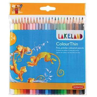 Farveblyanter Derwent Lakeland Colour Thin, 24stk. 700269 (Udsalg)