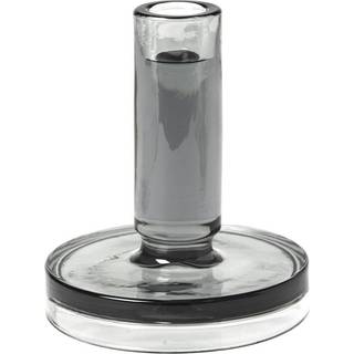 Broste Copenhagen Petra lysestage smoked pearl dark grey 14 cm