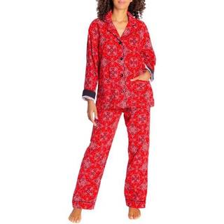 PJ Salvage Boots And Bonfires Pyjama - Red - X-Small