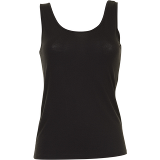 Lady Avenue Basic Bamboo Tank Top - Ivory - Medium