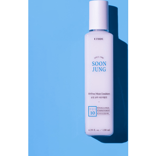 ETUDE SoonJung 10-Free Moist Emulsion Lindrende og fugtgivende emulsion til sensitiv og irriteret hud 130 ml - 130 ml