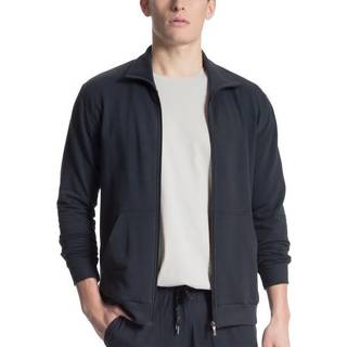 CALIDA Herren Sweatjacke grau Baumwolle & Mix unifarben