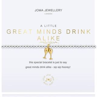 Joma Gold Mix Great Minds Drink Alike Bracelet - Gold - Silver - 17.5cm