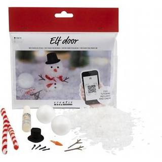 Mini DIY Nissens Dør Kit med Snemand - 1 pk