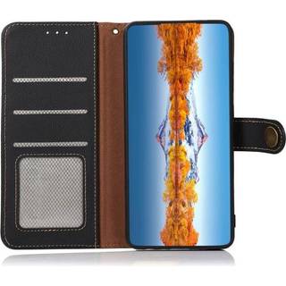 Wallet 3-kort læder RFID Sony Xperia 10 IV - Sort