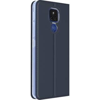 Motorola G9 Play / E7 Plus - DUX DUCIS skin pro læder cover - Blå