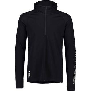 Mons Royale Temple Merino Air-Con Hood Merino-shirt Herrer størrelse S farve sort