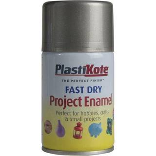 Plasti-Kote PKT159S Hurtigtørrende emalje aerosol Pewter 100 ml