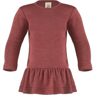 Engel Baby Shirt mit Knopfleiste Merino-shirt Børn størrelse 110/116 farve rød