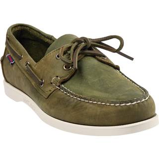SEGAGO Docksides Portland Green military leather Str. 41