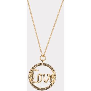 IX Studios Love Vedhæng 22 kt. Forgyldt Sølv DMM0310GD - Unisex - 925 Sterling Silver