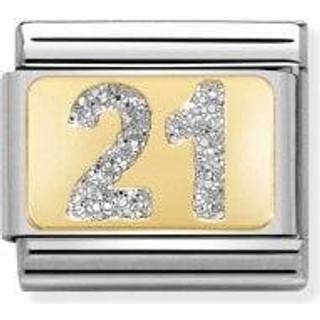 Nomination 21st Birthday Glitter Charm - Gold