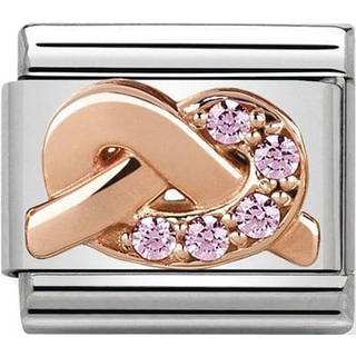 Nomination Mother & Daughter Knot Charm - Pink