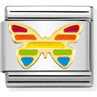 Nomination Classic - Composable Classic - Regenbogenschmetterling - 030272/55 - silber