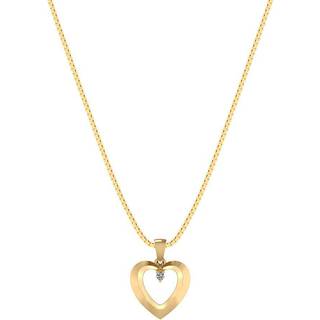 Hjerte 8 Karat Guld Vedhæng fra Henrik Ørsnes Design