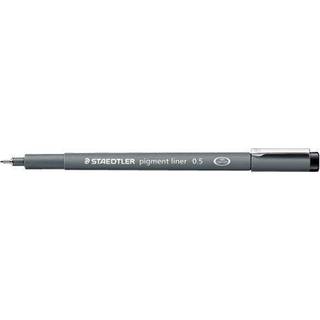 10 x Staedtler Pigment Liner 308 fineliner 0,3mm sort