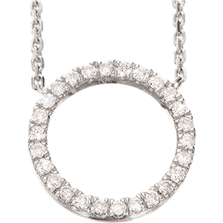 14 Karat Hvidguld Vedhæng fra Scrouples med Brillanter 0,09 Carat W/SI