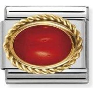 Nomination Classic - Composable Classic - Gold und rote Koralle - 030507/11 - silber