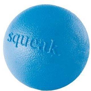 Udadhund af Planet Dog Squeak Ball Bouncy Fetch Dog Toy Blue