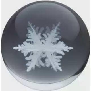 Kasia Lilja - Krystalkugle - Snowflake 2 - Glas - Ø 8 cm