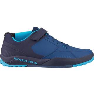 Endura MT500 Burner Flats og Klik MTB Sko Navy Blå - Skostørrelse 47