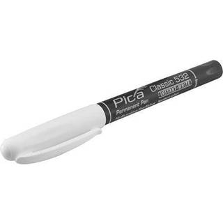 Pica Instant pen hvid permanent 1-2mm