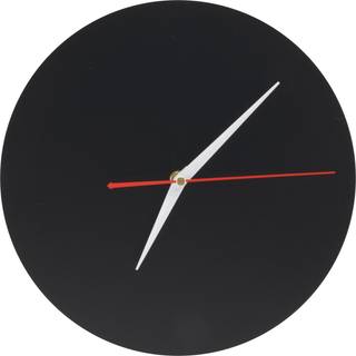 Securit Silhouette ur Ø27cm på sort kridttavle