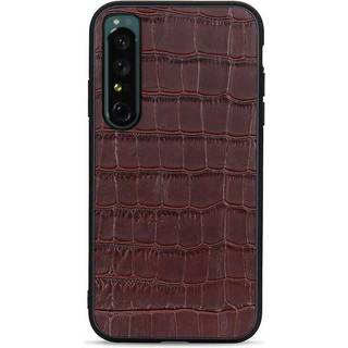 Krokodille læder cover Sony Xperia 1 IV - Brun