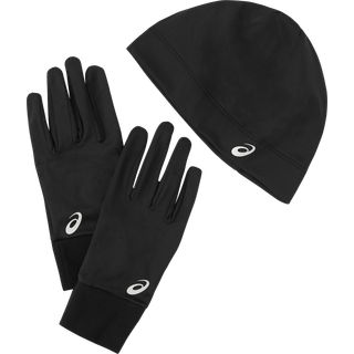 Asics Running Pack Gloves+Hat Str. S Sort