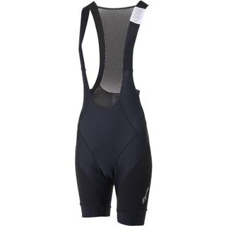 Rogelli Essential cykelbuks med seler EVO-1 Gel pude sort dame - Størrelse Large