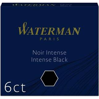 Blækbeholder International Intense Sort (6), Waterman S0110940, 30stk