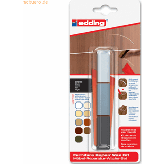 Edding e-8901 møbel reparation voks kit sort