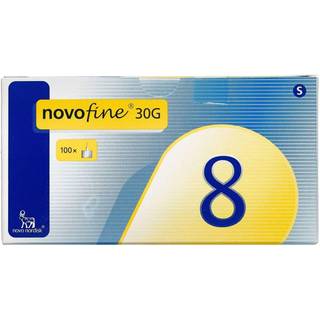NovoFine penkanyle 0,30 x 8 mm - 100 stk.