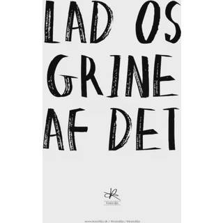 Kasia Lilja - LAD OS GRINE AF DET - Kort - A5