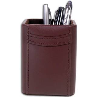 A3410-chokolade-brun-l?der-blyant-cup