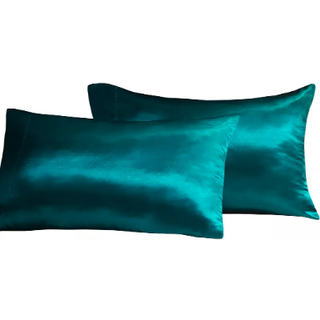 Madison Park Essentials Satin Luxury Wrinkle-Free High-Luster og Silk King Teal 2