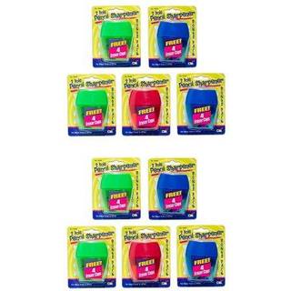 3 Hul blyantsk?rende m/catcher Assorterede farver 12 pr. Pakke 2 pakker