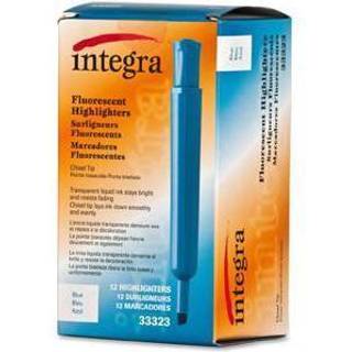 Integra Desk Highlighter Misel Tip Fluorescerende Blue (ITA33323)