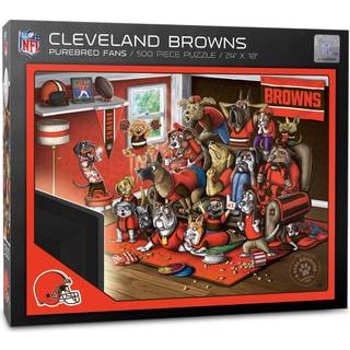 Youthefan NFL Cleveland Browns Purebred fans 500 pc puslespil - en rigtig neglebiter
