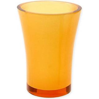 Gedy af Names AU98-67 Gedy Flaca Aucuba Tumbler 1 """" L X 3,41 """" W Transparent 3.41 """" X 3.41 """" X 4.68 """" Orange