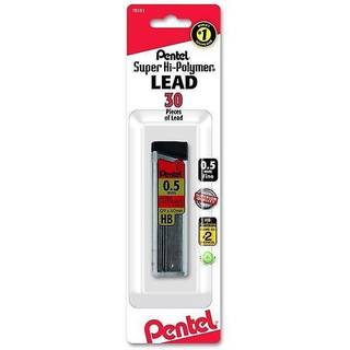 Pentel Hi-Polymer blyfyldning 0,5 mm Hb hårdhedsrør med 30 påfyldning