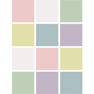 Flipside Products tør slet stickables med tør slet markør Pastel Assortered 3 """" X 3 """" 12 pr. Pakke 4 pakker