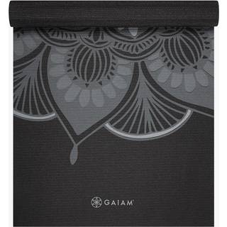 GAIAM 4 mm Classic Printed Yoga Mat Yogamåtte størrelse 61 x 173 x 0,4 cm farve grå