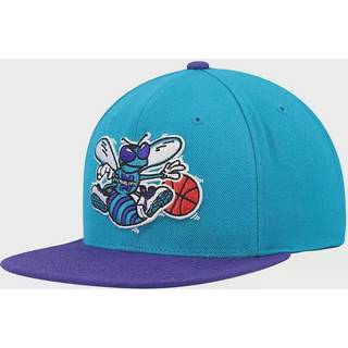 Mitchell & Ness Charlotte Hornets Team 2 Tone Snapback Justerbar hatkapital - Teal