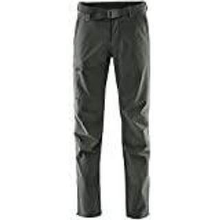 maier sports Herren Funktionshose schwarz Mikrofaser/Funktion unifarben Slim Fit