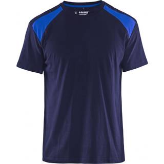 Blåkläder 3379 T-shirt / T-shirt - M - Marineblå/High Vis Gul